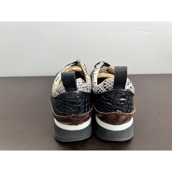 Buckhouse Sneaker Dominy 100% Cowhide Lining Snakeskin Sonnie Style Women Size 8 - Picture 8 of 9